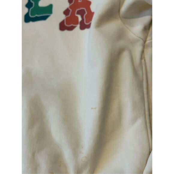 Madhappy Melrose LA Hooded Sweatshirt Cream Unisex Size XS- Limited Edition - Picture 7 of 10